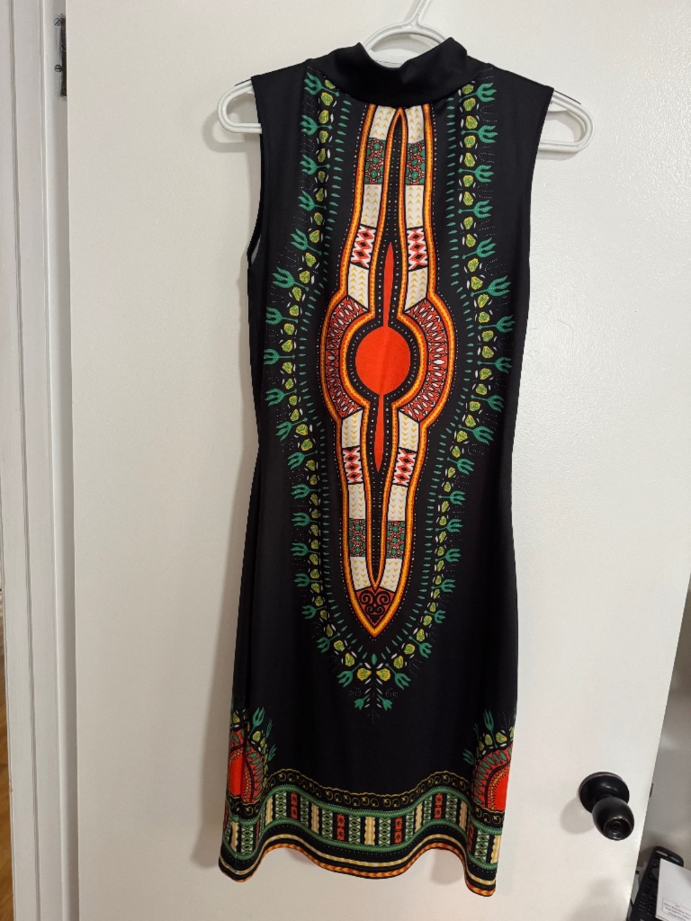 African print dress